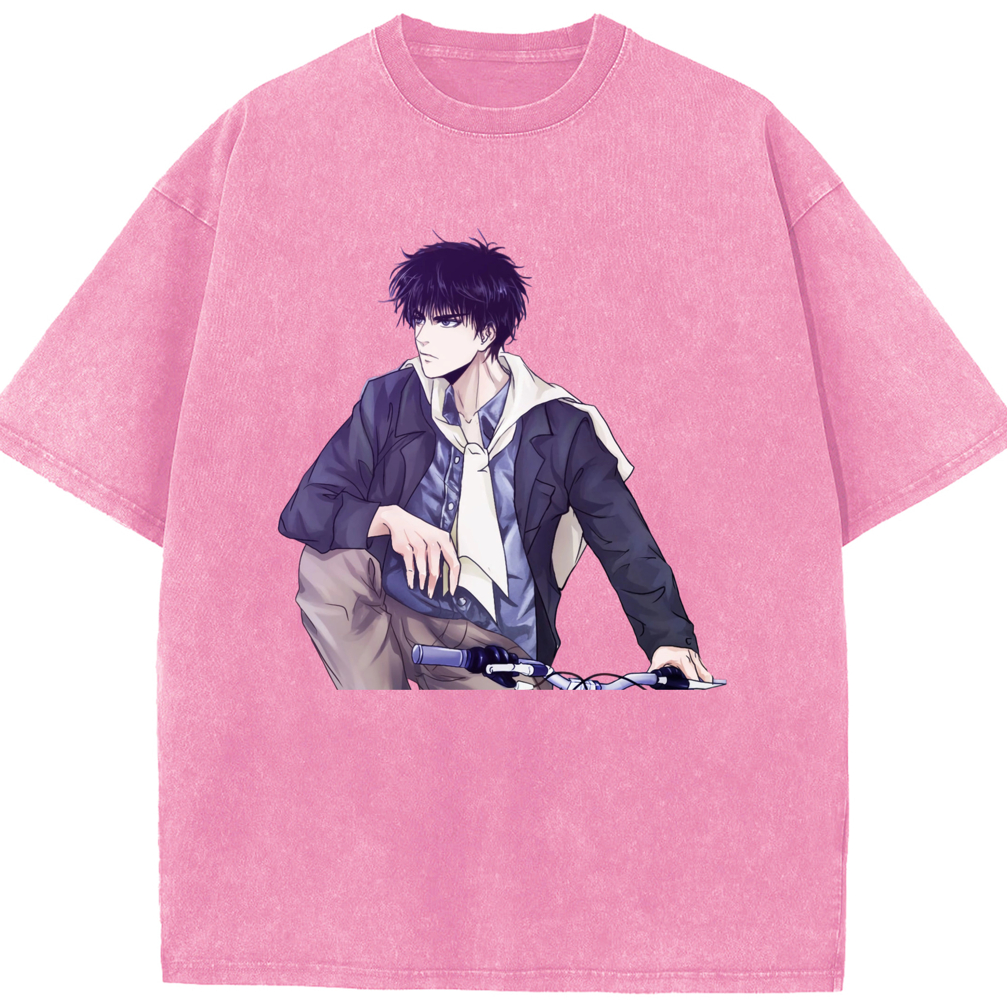 （画像用） SLAM DUNK／スラムダンク 綿100% ヴィンテージ風 半袖Tシャツ（フロントプリント）